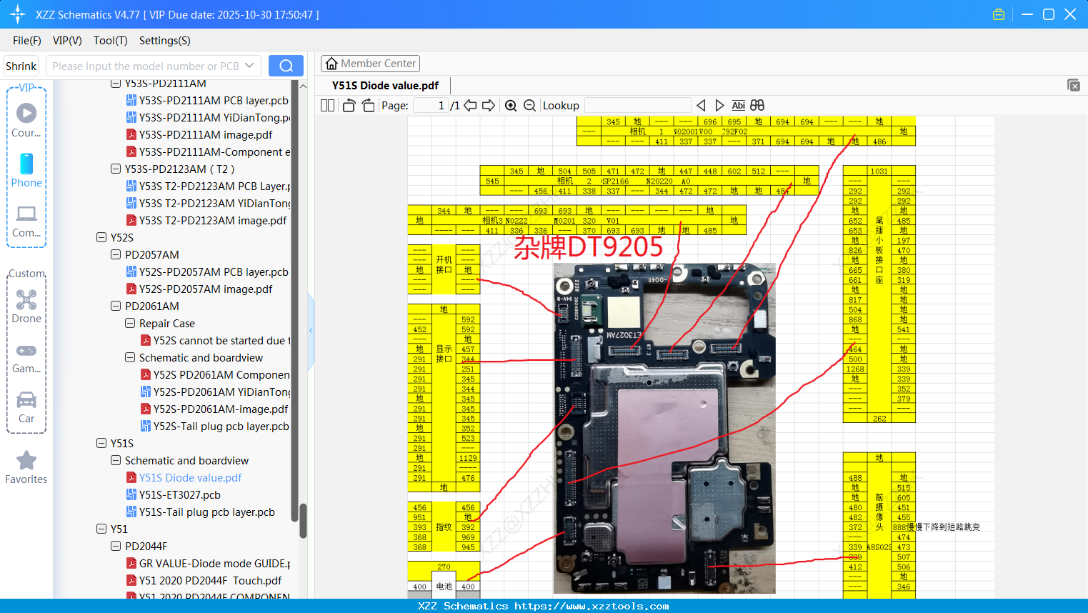 VIVO Y51S Diode Value